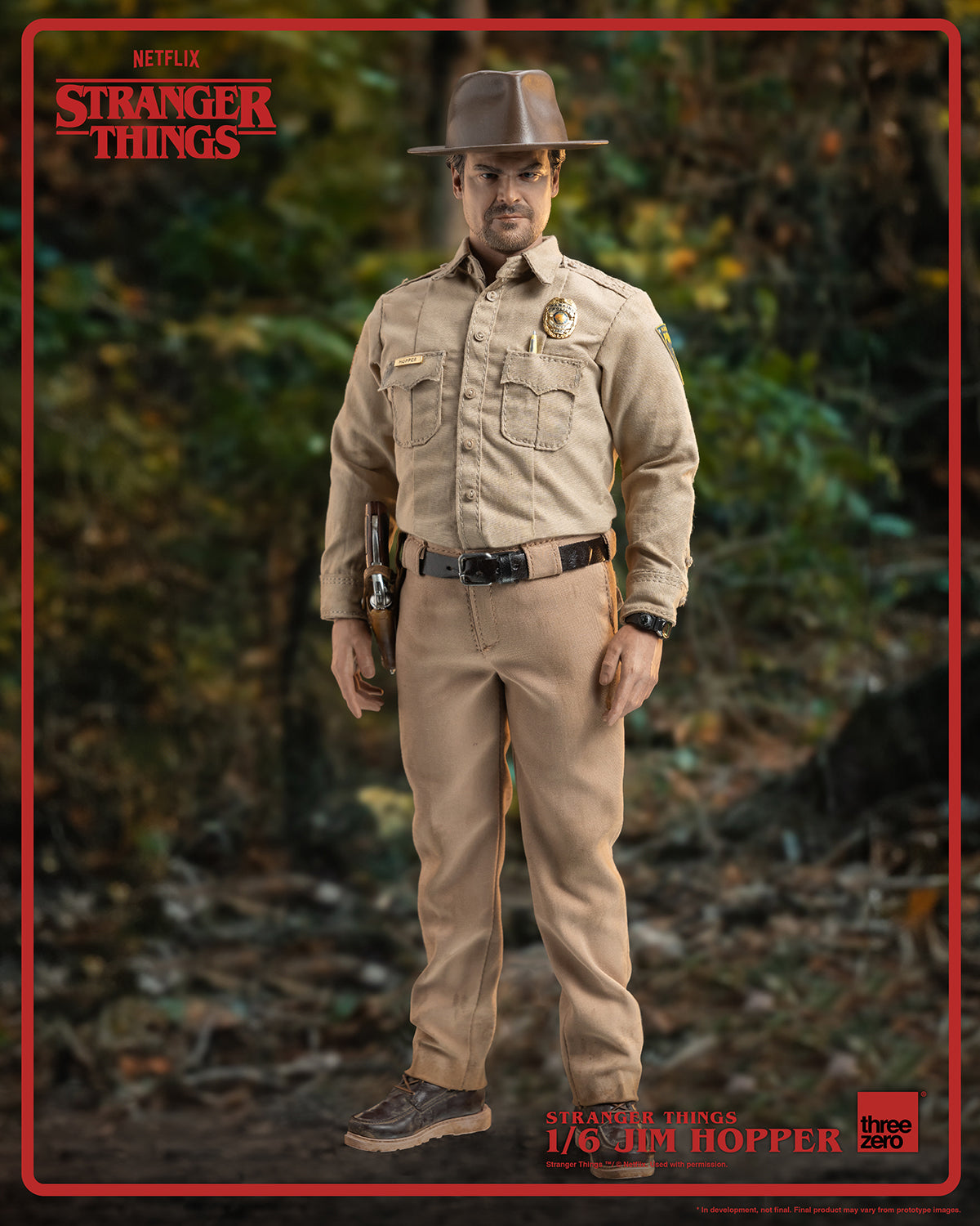 Jim Hopper (Season 1) Sixth Scale Figure - Threezero