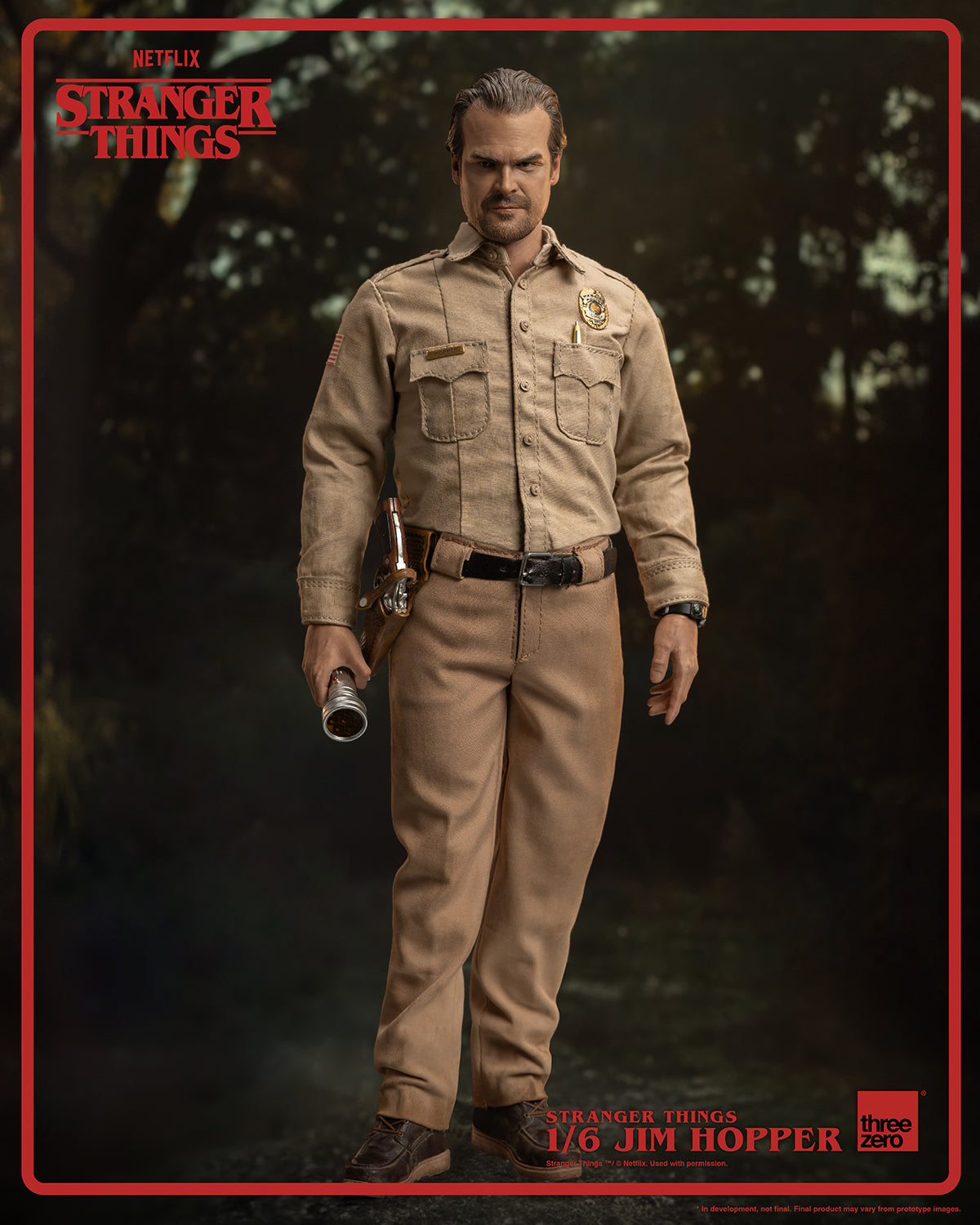 Jim Hopper (Season 1) Sixth Scale Figure - Threezero