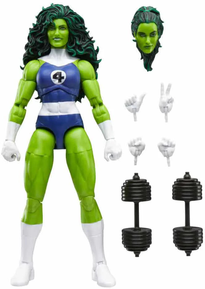 Marvel Legends Retro Fantastic Four - She-Hulk - 6" Action Figure