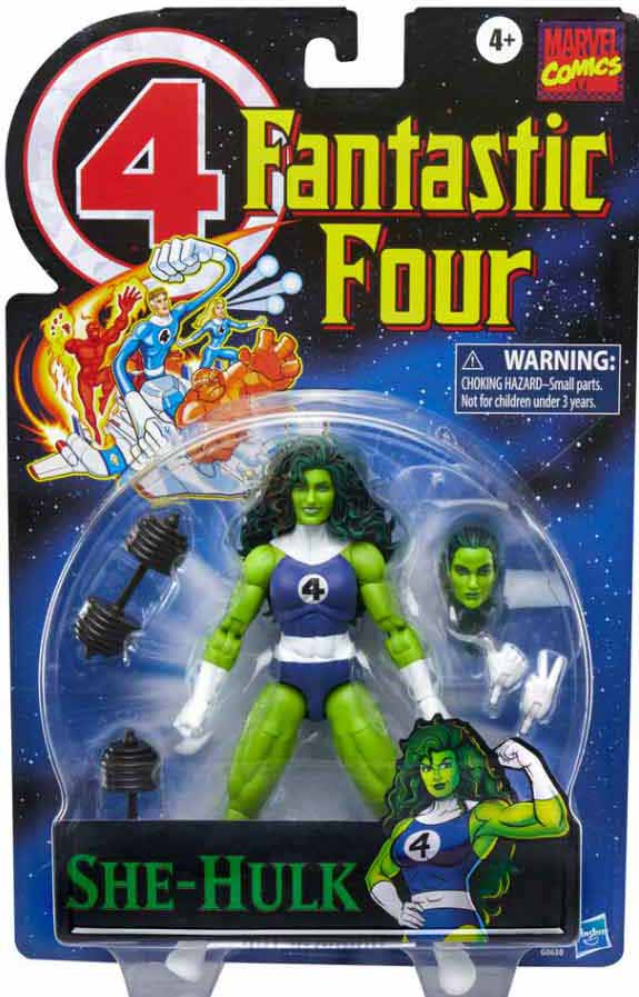 Marvel Legends Retro Fantastic Four - She-Hulk - 6" Action Figure