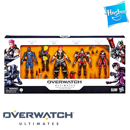 Overwatch Ultimates Carbon Series - Genji, Zarya, Pharah & D. Va - Exclusive 4-Pack - 6" Action Figures