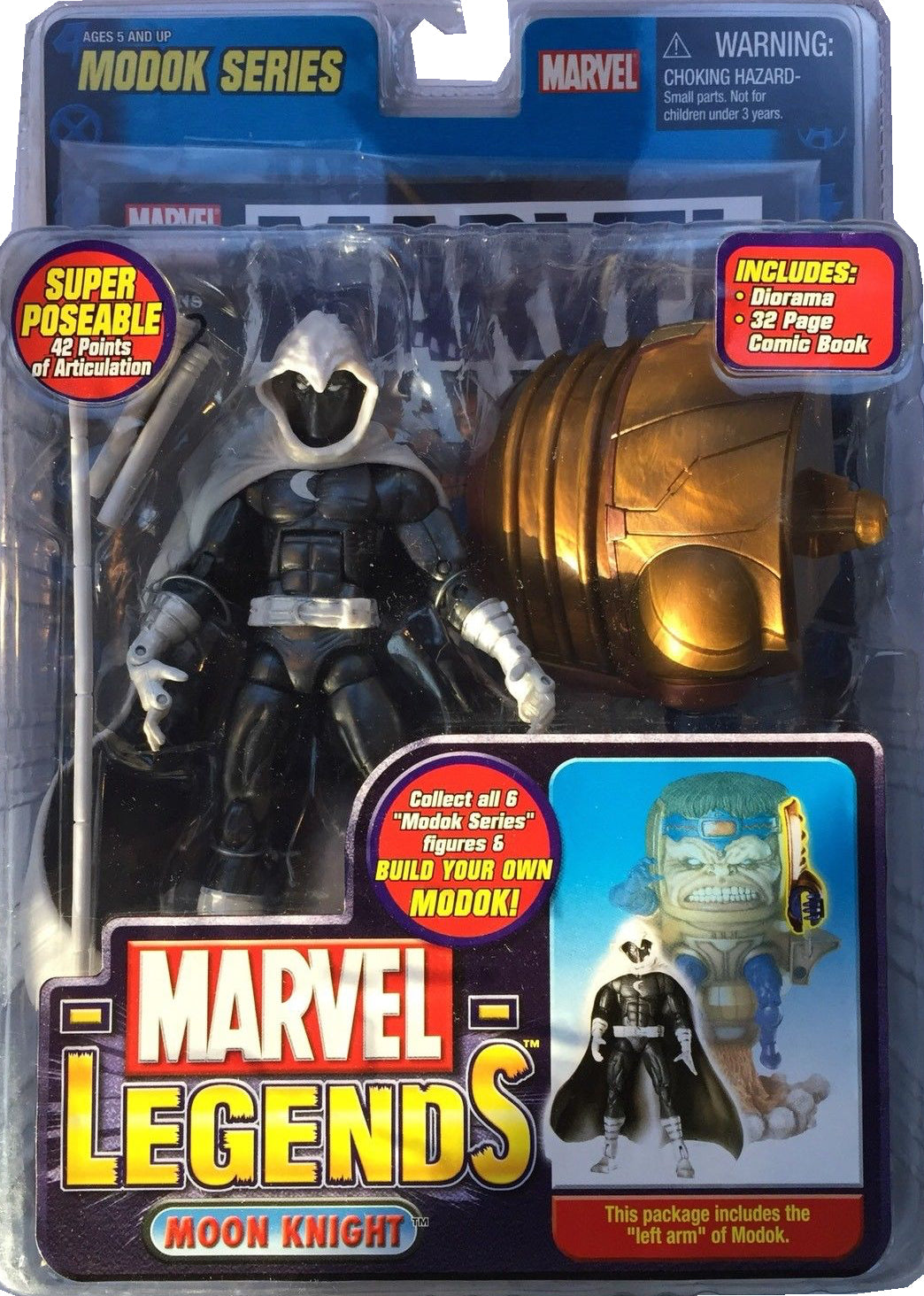 Marvel Legends - Moon Knight - 6" Action Figure - MODOK Series (Black)