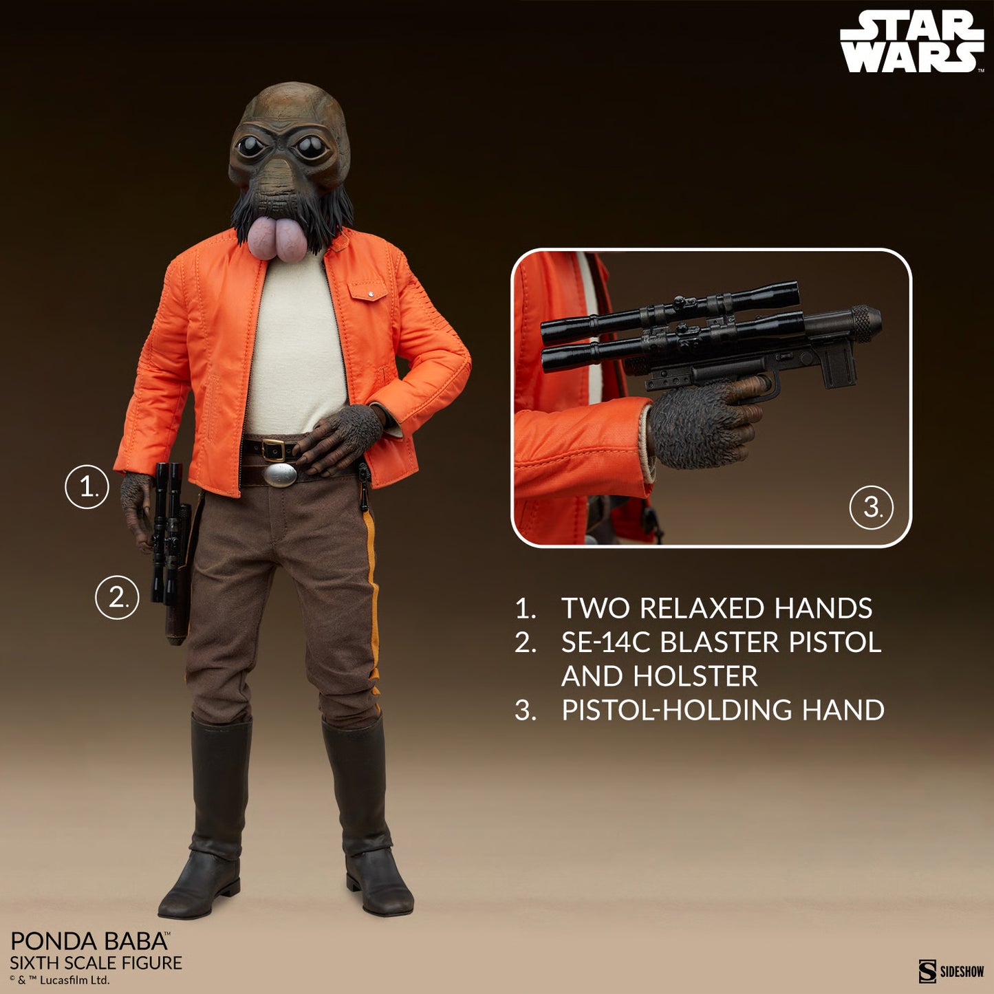 Sideshow - Star Wars - Ponda Baba - Scum & Villainy - EXCLUSIVE - 1/6th Scale Collectible Figure