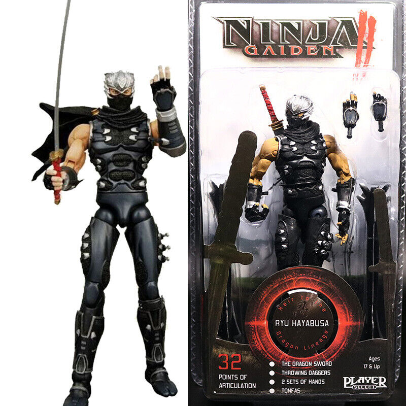 NECA Ninja Gaiden 2 Ryu Hayabusa 7" Action Figure Play Selected Game Collection