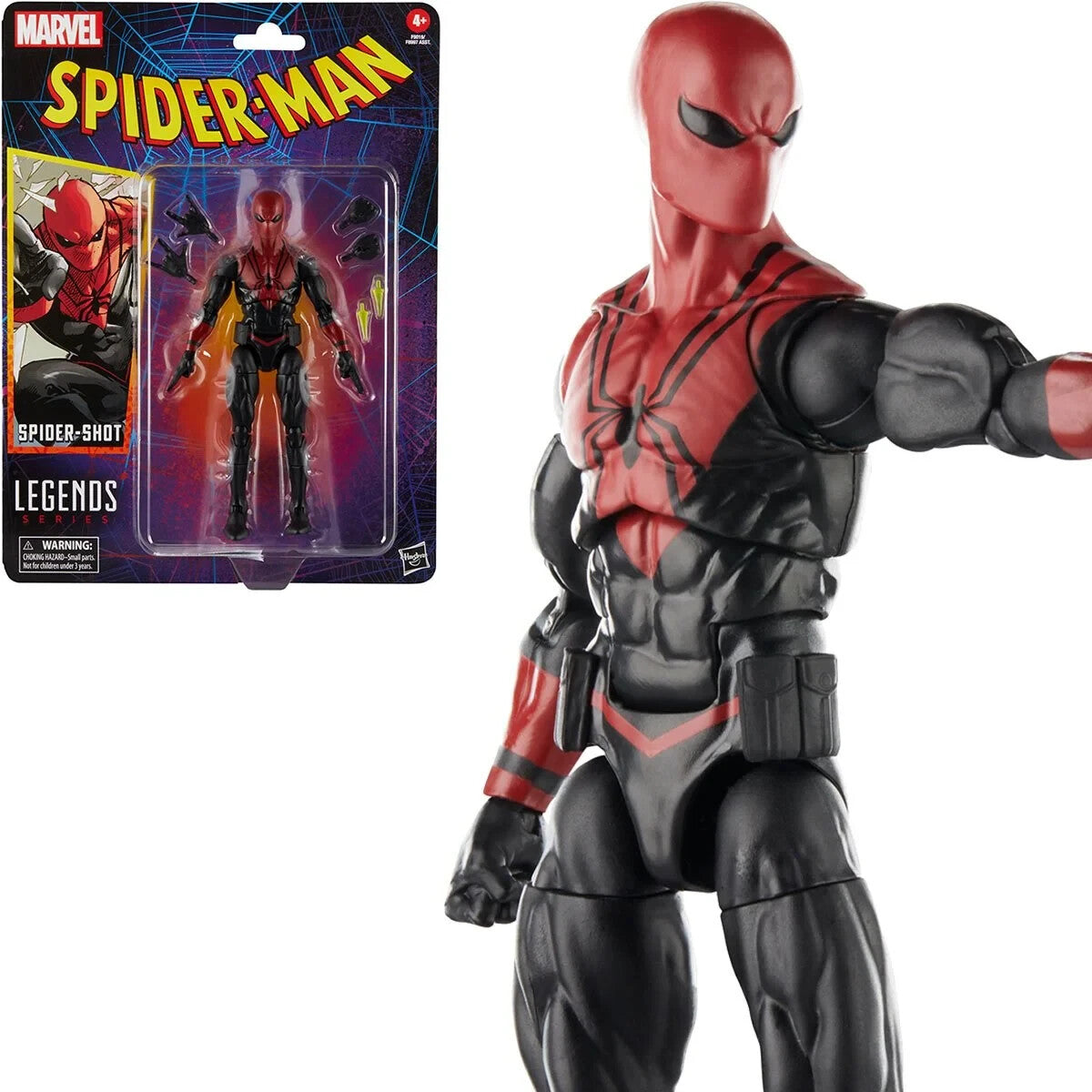 Marvel legends Retro Series Spider-Shot Action Figure