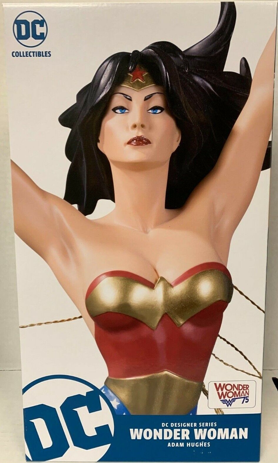 DC COLLECTIBLES DC DESIGN SERIES WONDER WOMAN BY ADAM HUGHES (0339/5000) OPEN