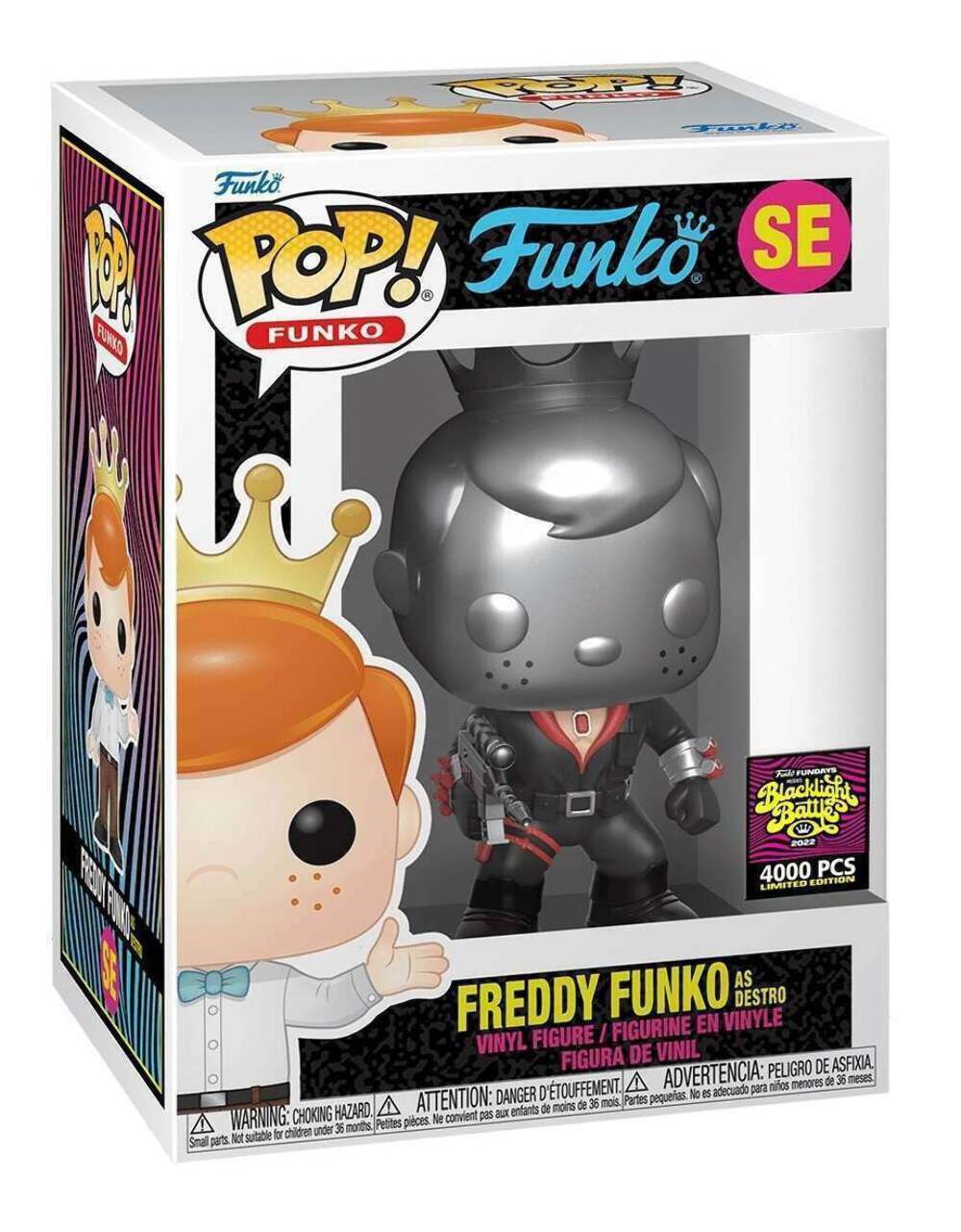 Funko Pop! Freddy Funko as Destro - Blacklight Battle 2022 - 4000pc Limited Edition