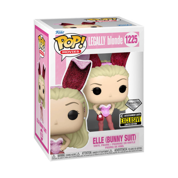 Funko Pop! Movies - Legally Blonde - Elle (Bunny Suit) - Diamond Collection - EE Exclusive - 1225