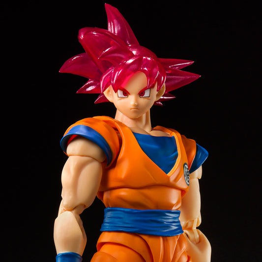 S.H. Figuarts - Dragon Ball Super - Super Saiyan God SON GOKU Event Exclusive Color Edition SDCC 2021 (OPEN BOX)