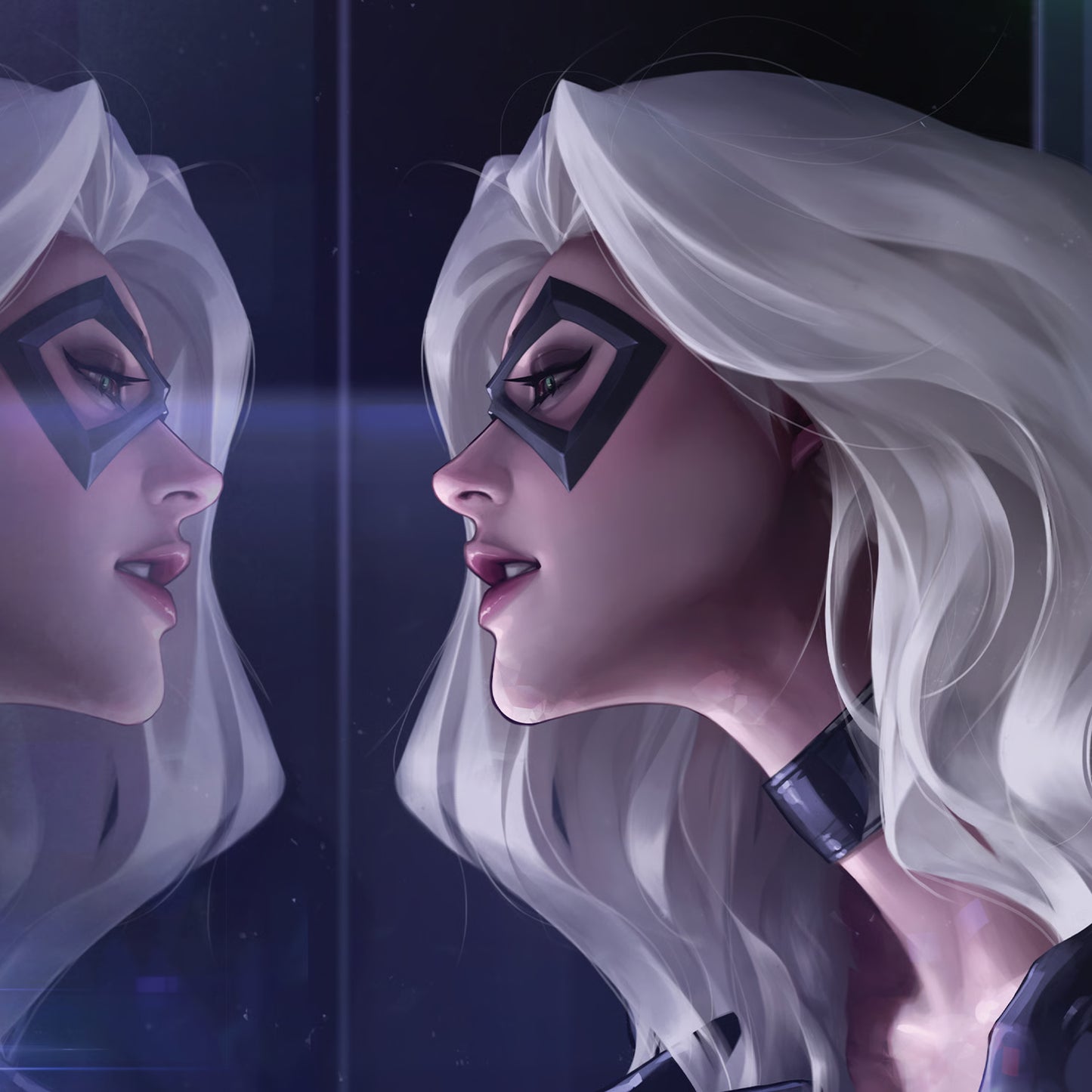 Black Cat Fine Art Print - Unframed - Marvel - Jeehyung Lee