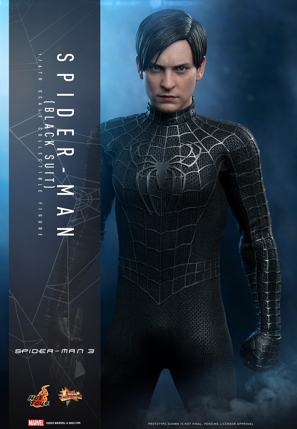 Hot Toys - Spider-man 3 (Black Suit) MMS727 1:6 Scale Collectible Figure