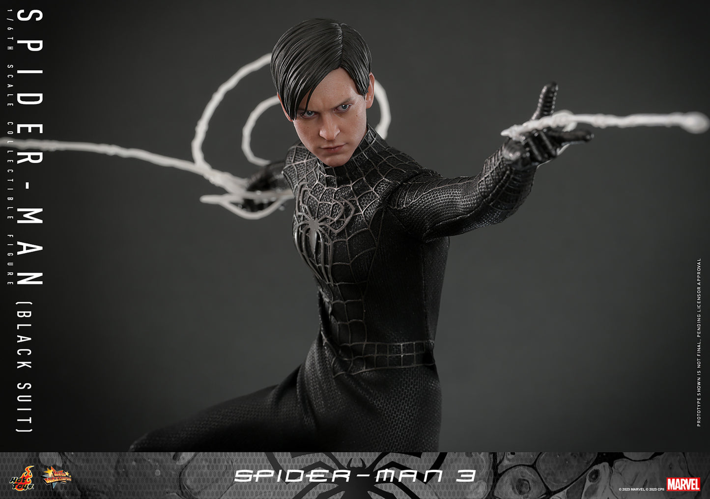 Hot Toys - Spider-man 3 (Black Suit) MMS727 1:6 Scale Collectible Figure