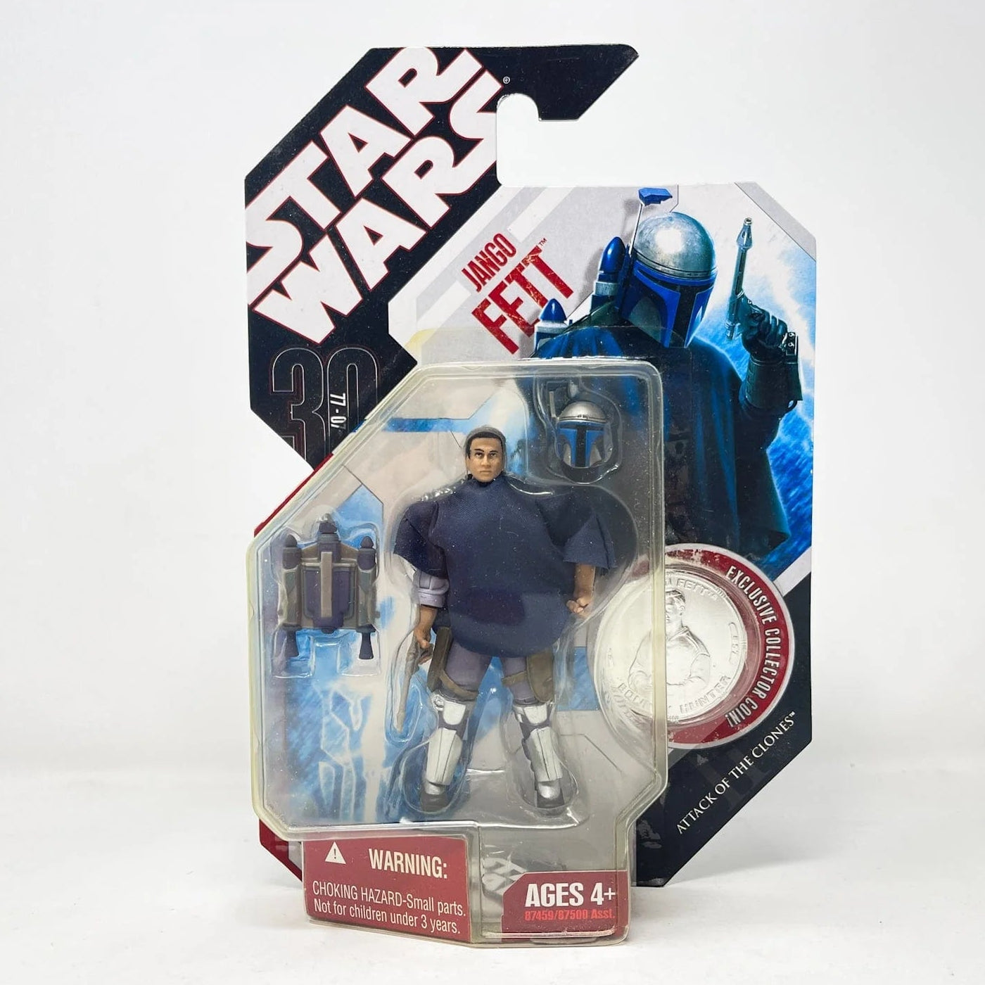 Star Wars - Attack of the Clones - Jango Fett #57 - 3.75" Action Figure - 2007