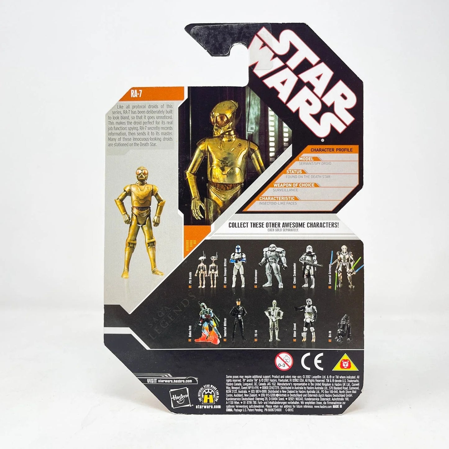Star Wars - Saga Legends (30th Anniversary) - RA-7 Action Figure - 2007