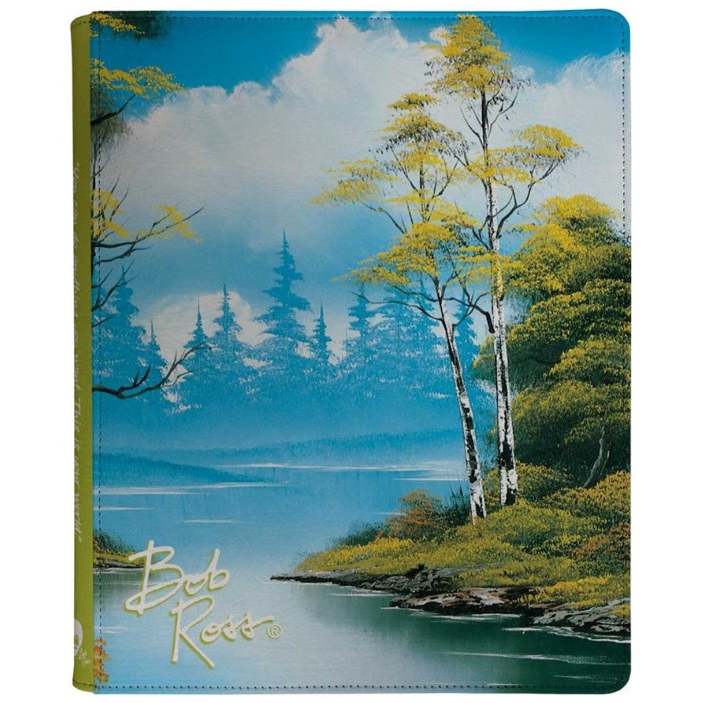Binder: PRO 9-Pocket Zippered- Bob Ross Lakeside Path