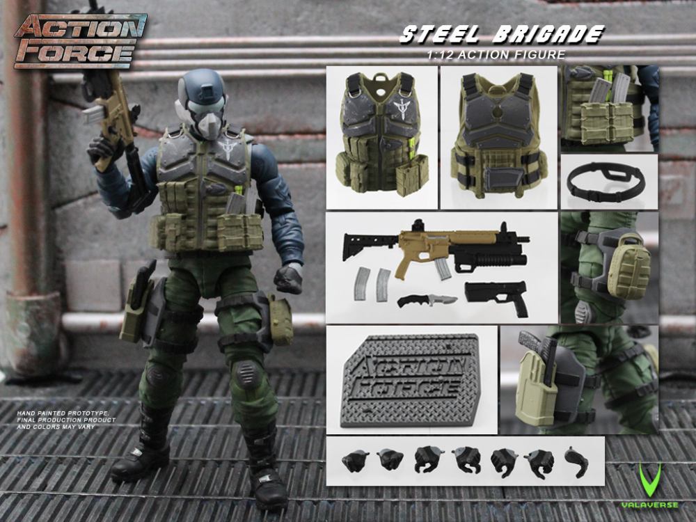 VALAVERSE - ACTION FORCE - STEEL BRIGADE - SERIES ONE