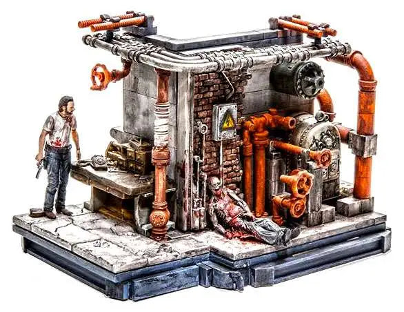 McFarlane Toys - The Walking Dead - Boiler Room Building Set #14558 - 2015