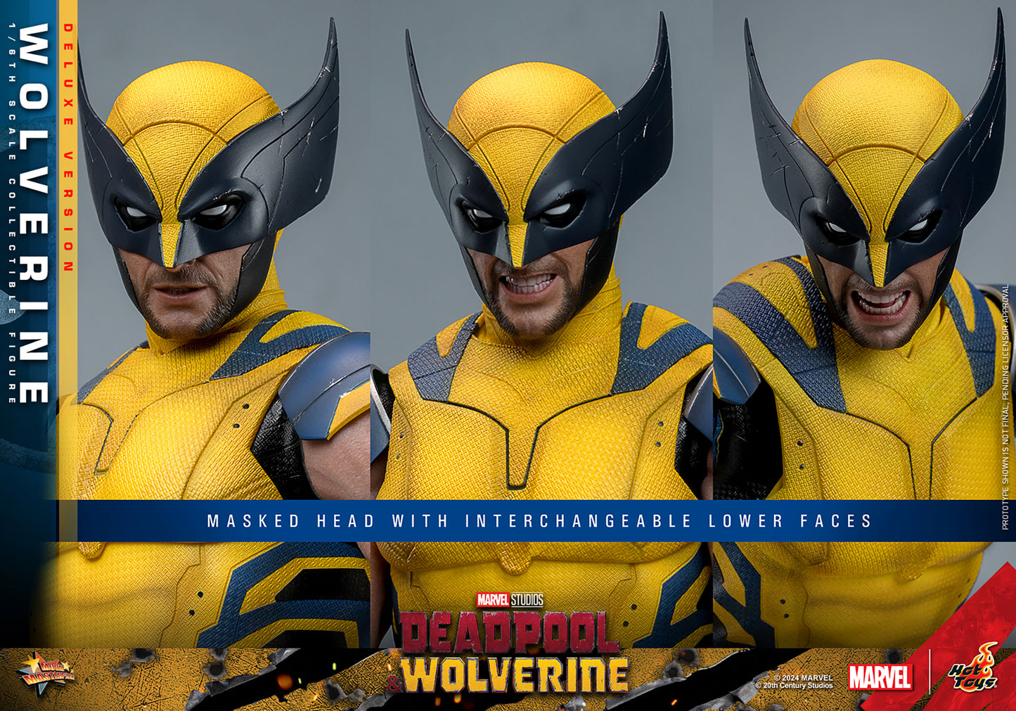 Hot Toys Deadpool & Wolverine - Wolverine MMS754 (Deluxe) - 1/6th Scale Collectible Figure