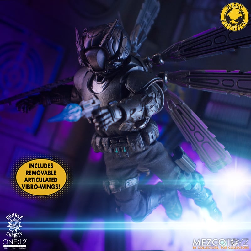 Mezco One:12 Rumble Society - Krig-13: Eradicator Hornet Edition