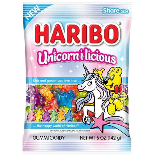 Haribo Unicorn-I-Licious Gummy Candy 5 Oz
