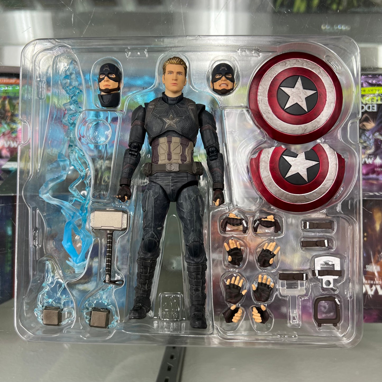 S.H.Figuarts - Avengers Endgame - Captain America (Final Battle) Edition - Action Figure (OPEN BOX)