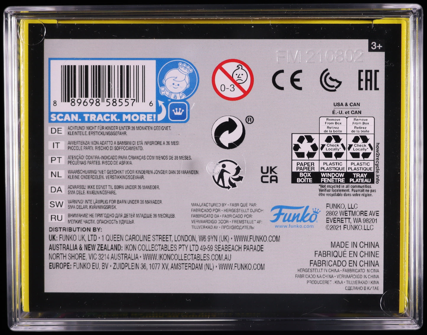 Funko Pop! Rocks - Jimi Hendrixi Festival of Fun ECCC 2021 - NYCC Comic Con Exclusive - 239 - PSA 9 MINT