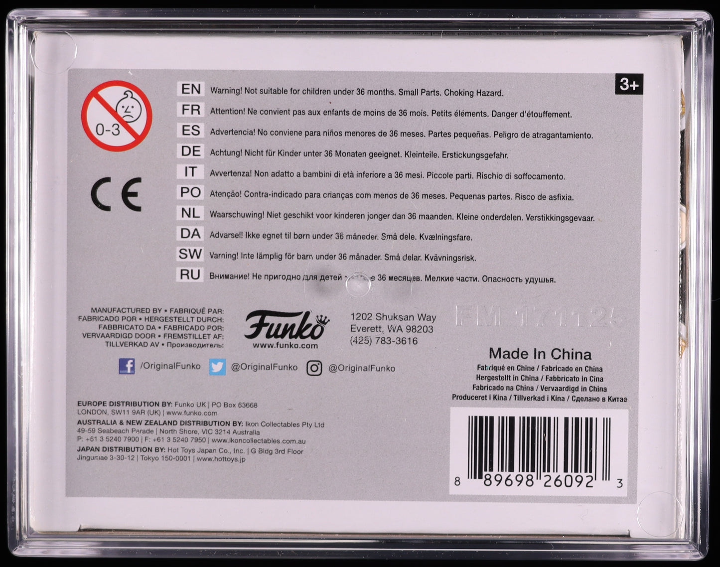 Funko Pop! Rocks - Kurt Cobain 64 - PSA 8.5 NM-MT+