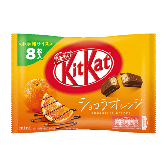 Japan Purchase KIT KAT Seasonal Limited Chocolate Orange Flavored Wafers 8pcs