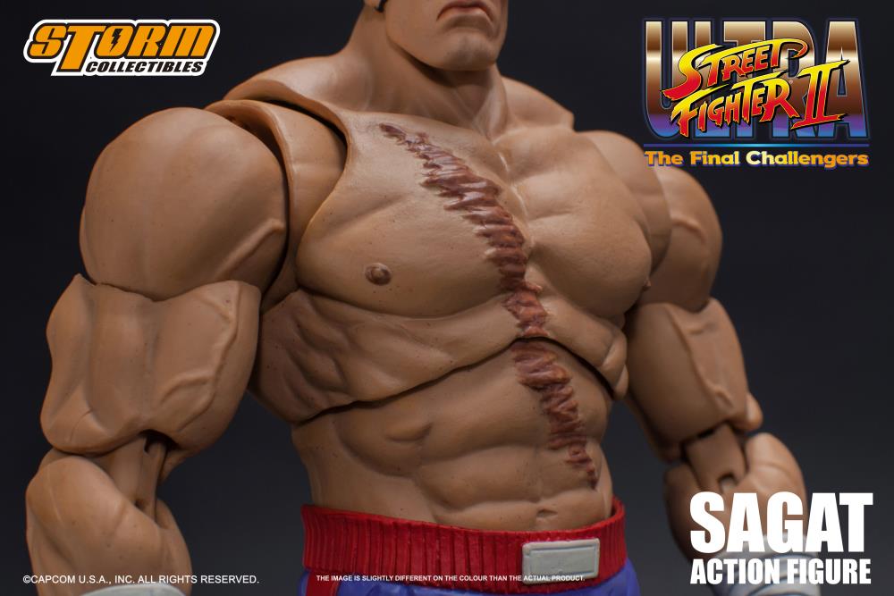 Storm Collectibles - Street Fighter II Sagat 1/12 Scale Figure (OPEN BOX)