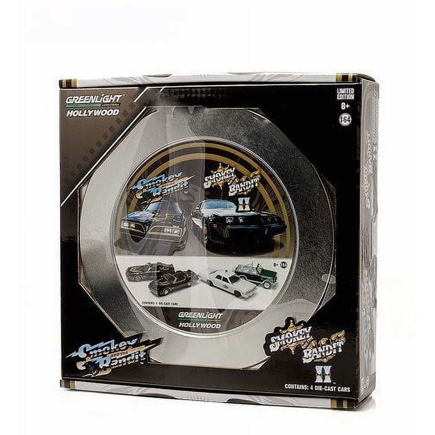 Hollywood Film Reels Series 1 - Smokey and the Bandit - 4 Cars Pack (1:64 scale) 2014