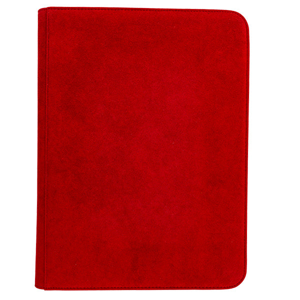 Ultra Pro - Binder: PRO 9-Pocket Zippered Vivid Deluxe- Red