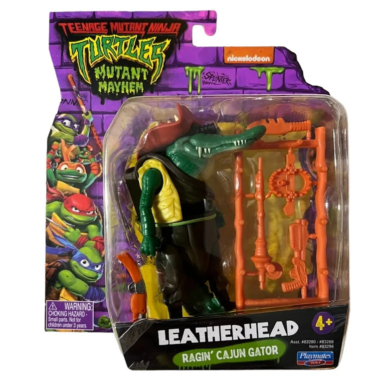 Teenage Mutant Ninja Turtles Mutant Mayhem - Leatherhead - Ragin' Cajun Gator - Action Figure