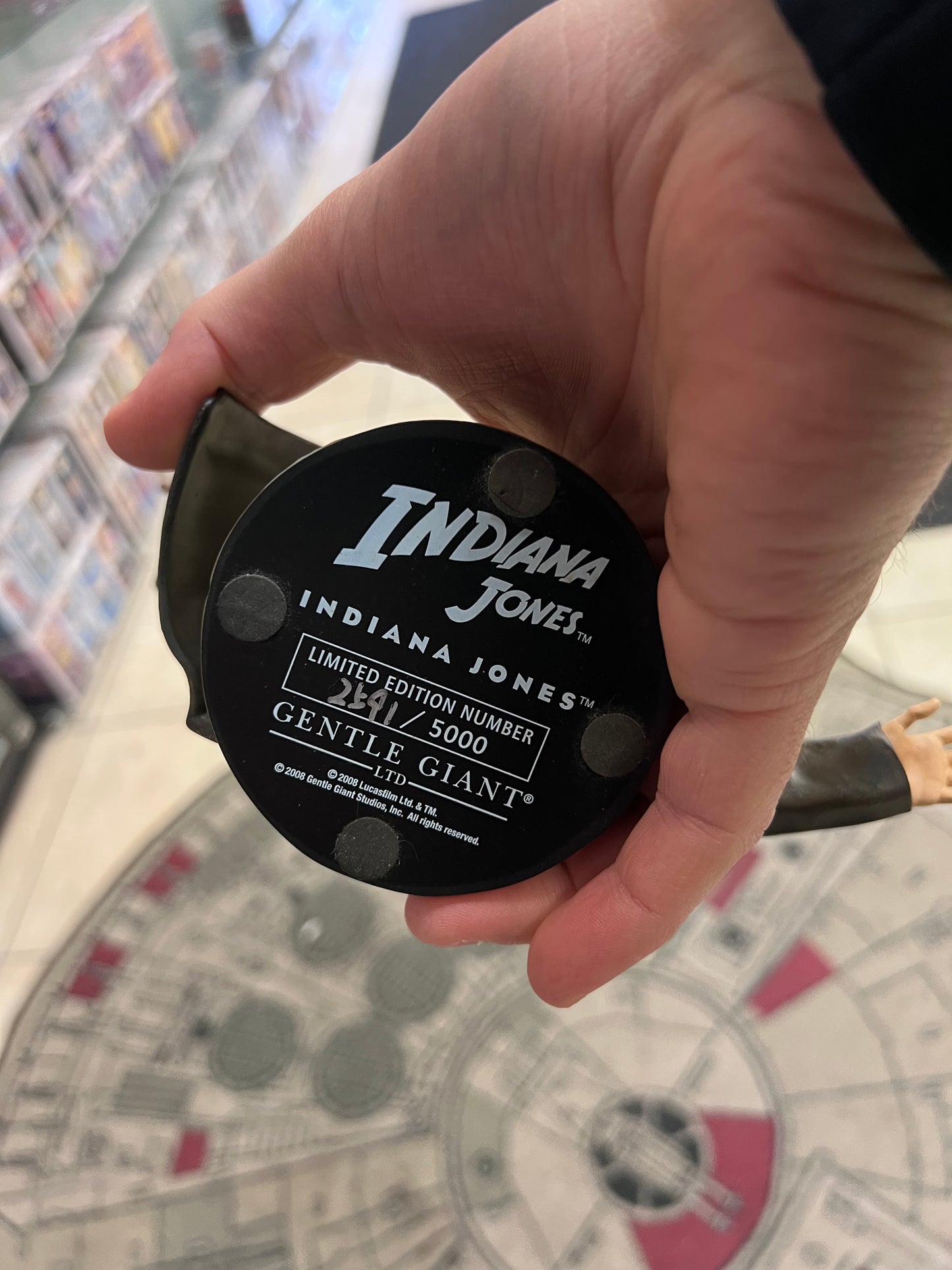 Indiana Jones Collectible Mini Bust - Raiders of the Lost Ark - Gentle Giant - 2008 (2591/5000) (OPEN BOX)