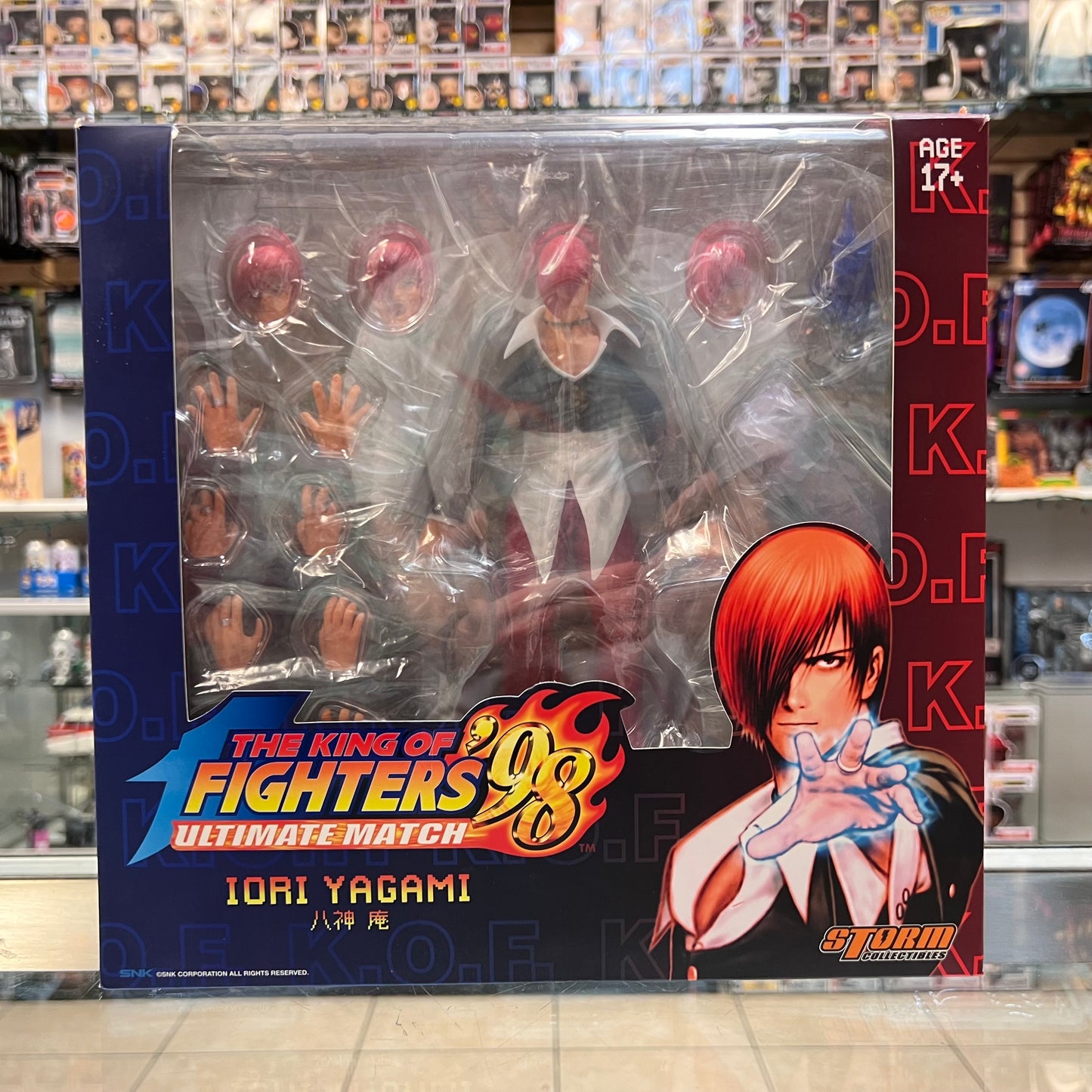 Storm Collectibles - The King of Fighters '98 - Iori Yagami 1/12 Scale Action Figure - OPEN BOX SEE PHOTOS