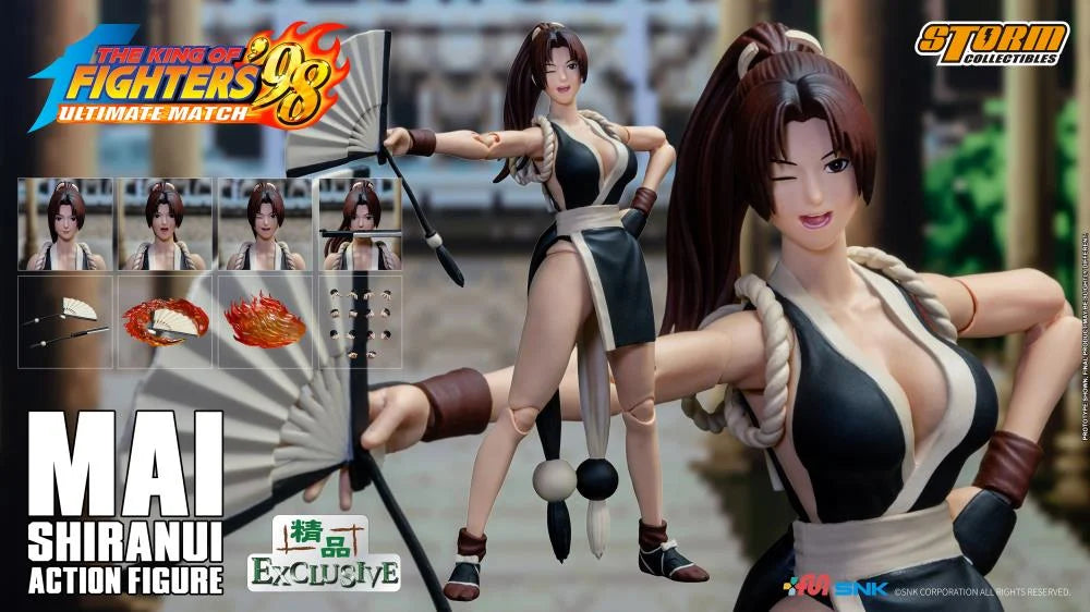Storm Collectibles - The King of Fighters '98: Ultimate Match Mai Shiranui (Black) 1/12 Scale EXCLUSIVE