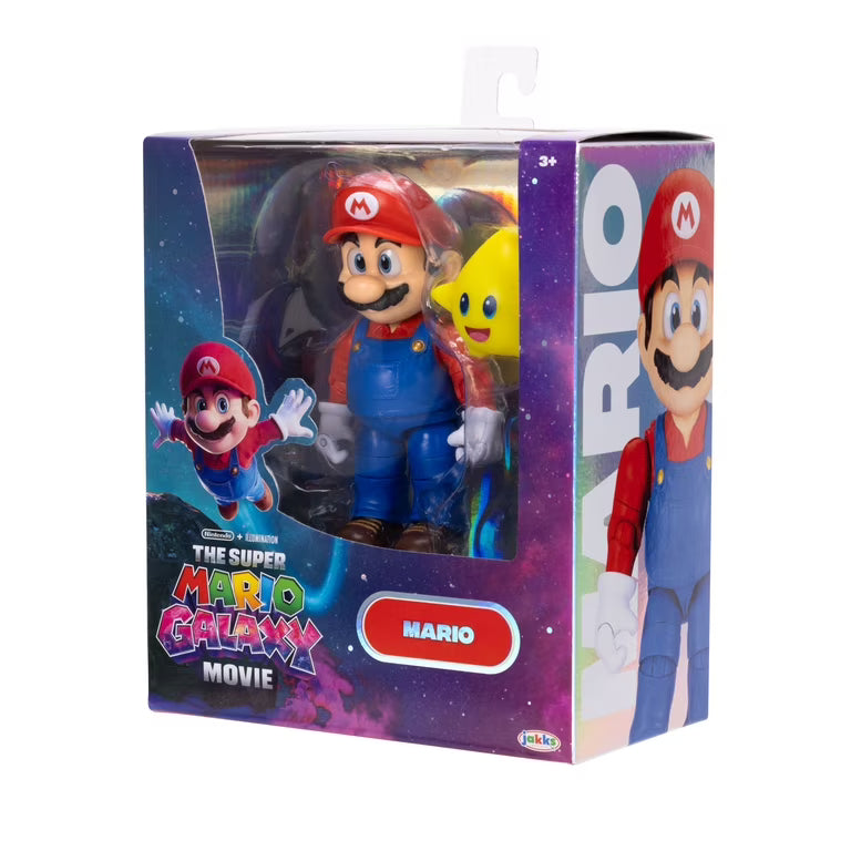 Jakks Pacific - The Super Mario Galaxy Movie - Mario Action Figure