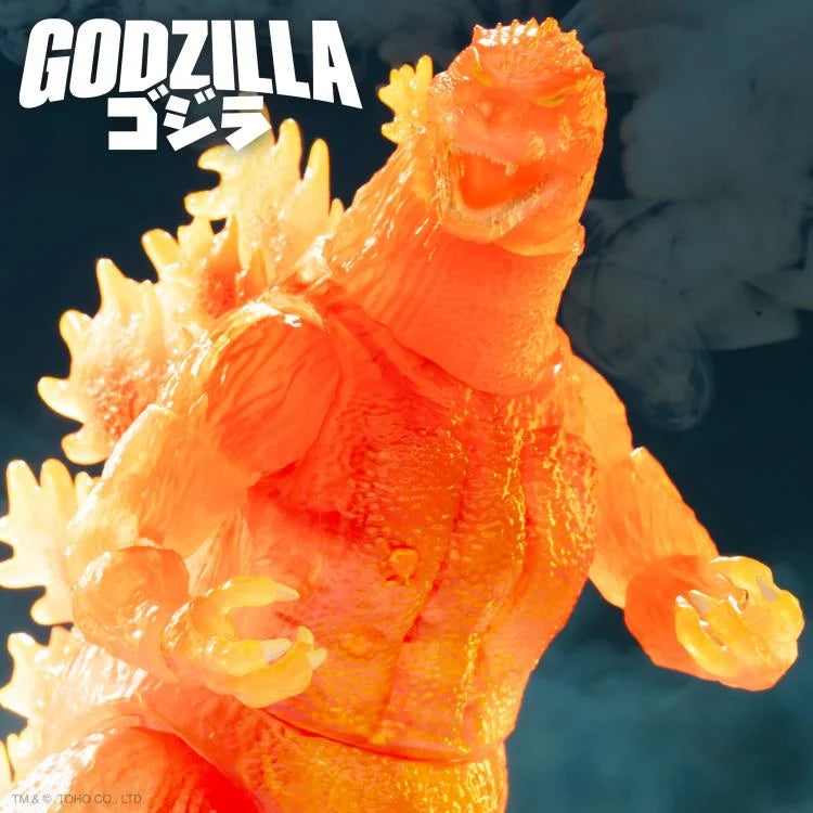 Godzilla vs. Destoroyah ULTIMATES! Blazing Godzilla (1200º Clear Orange) Action Figure