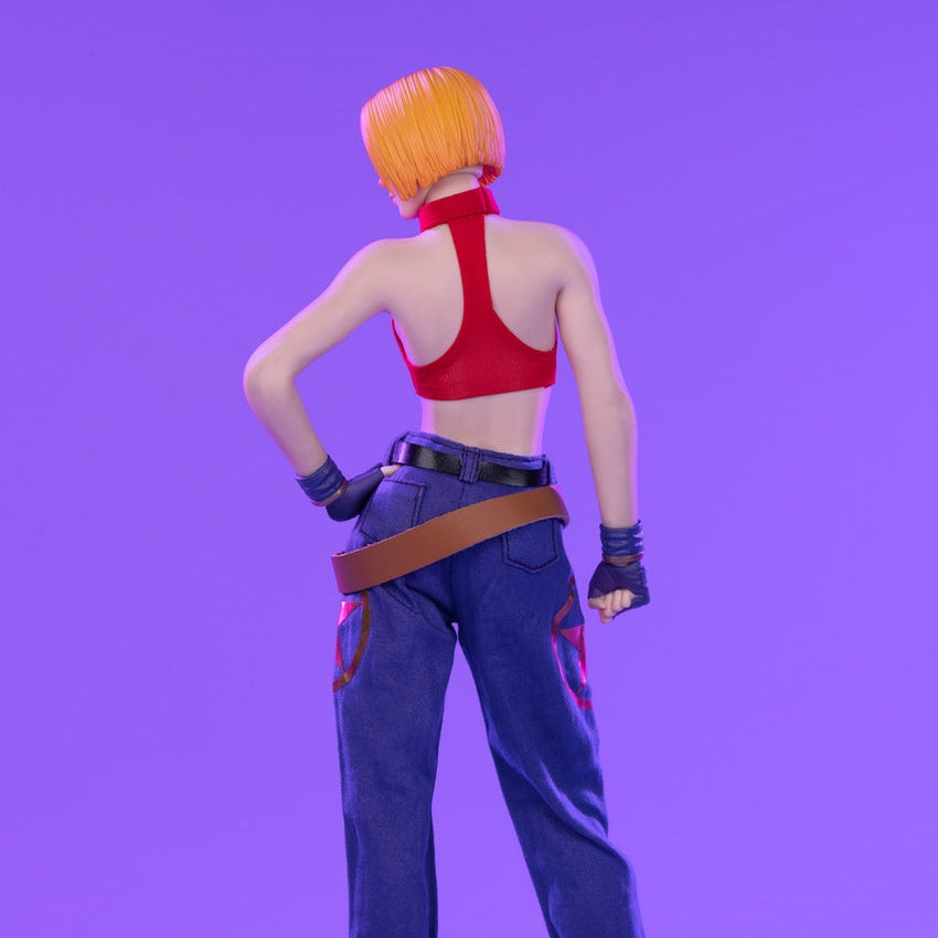 Tunshi Studio - The King Of Fighters'97 - Blue Mary Action Figure 1/6 (OPEN BOX)