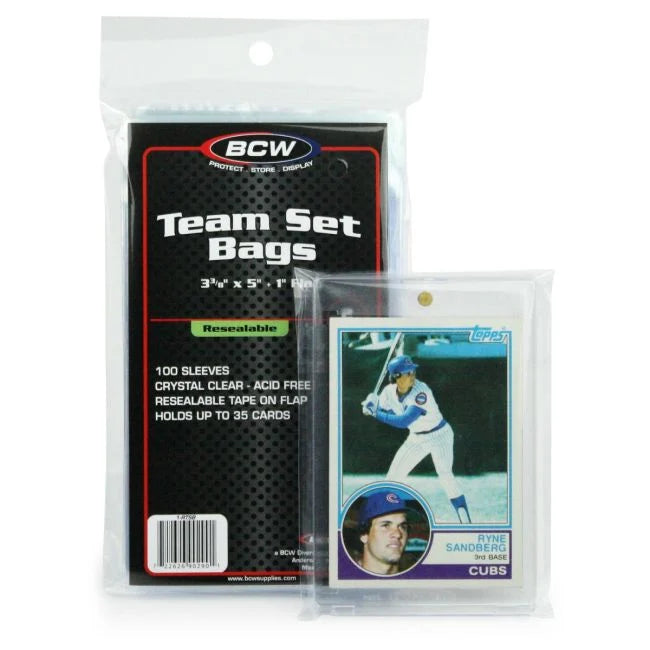 Resealable Team Set Bags (BCW)