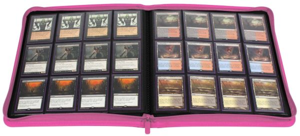 Z-Folio 12-Pocket LX Album - Pink (BCW Binder)