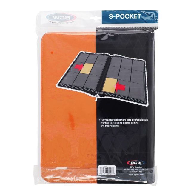 Z-Folio 9-Pocket Album - Orange