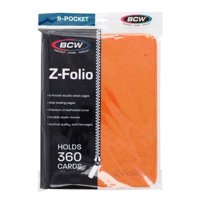 Z-Folio 9-Pocket Album - Orange