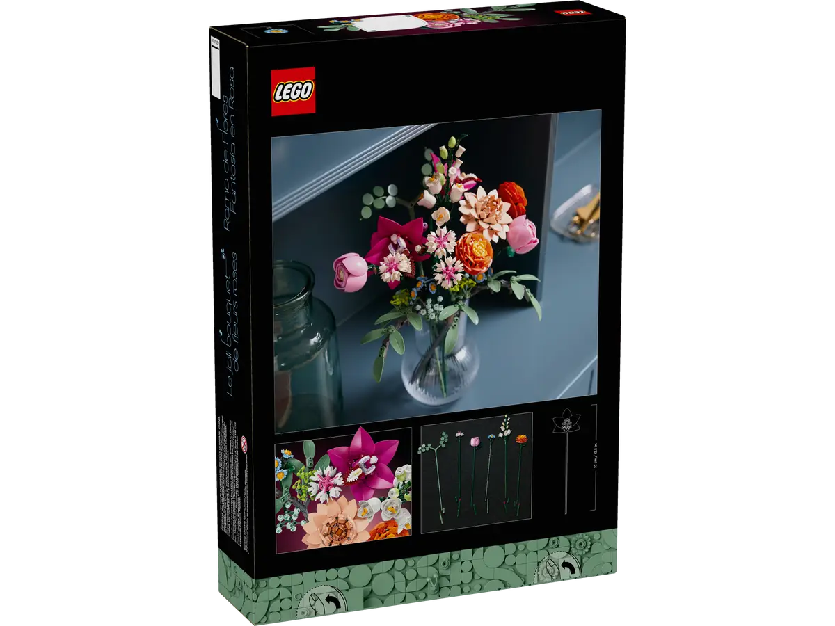 LEGO The Botanical Collection - Pretty Pink Flower Bouquet - 10342