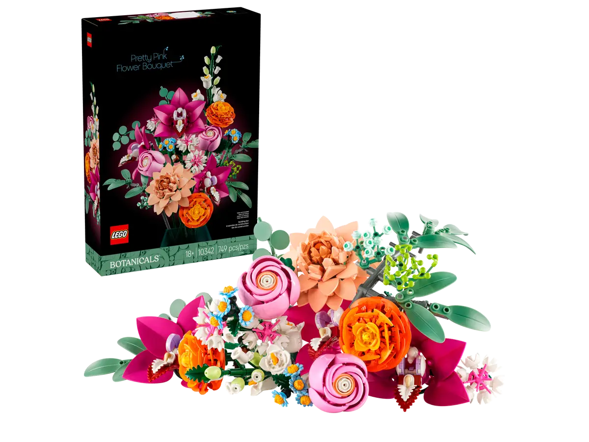 LEGO The Botanical Collection - Pretty Pink Flower Bouquet - 10342