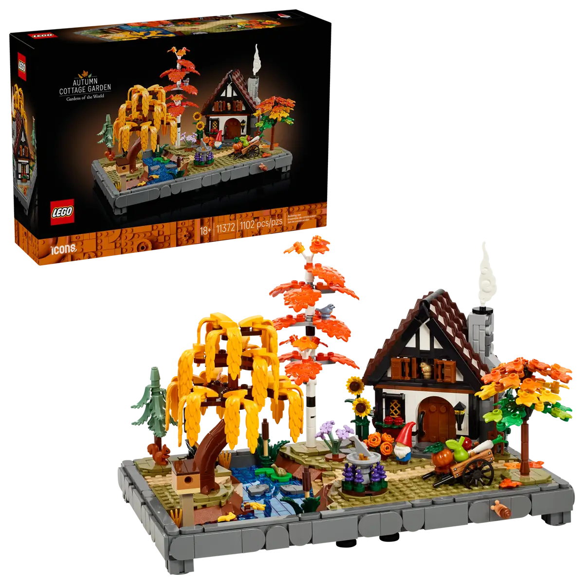 LEGO Icons - Autumn Cottage Garden - 11372