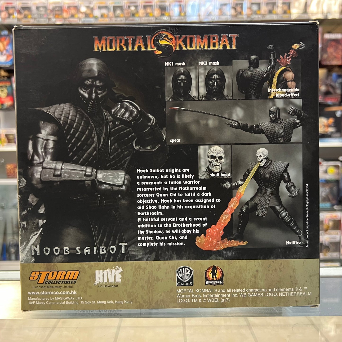 Storm Collectibles - Mortal Kombat VS Series - Noob Saibot - 1/12 Scale Figure SDCC 2017 Exclusive (OPEN BOX)