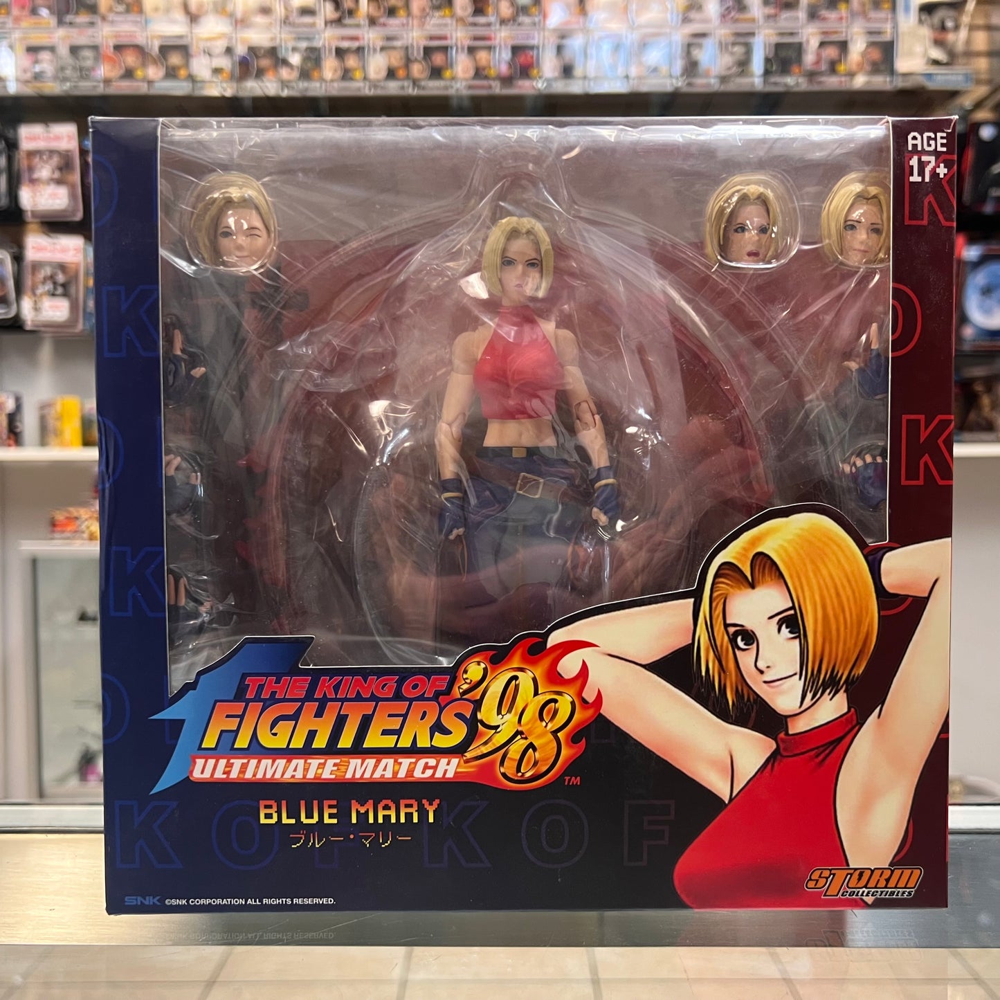 Storm Collectibles - The King of Fighters '98: Ultimate Match Blue Mary 1/12 Scale (OPEN BOX)