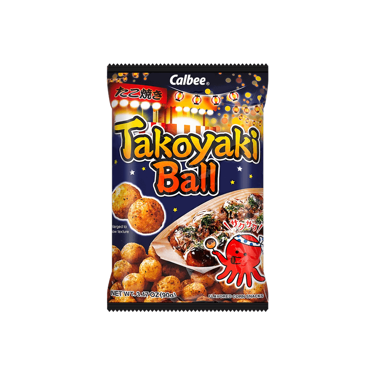 Takoyaki Balls - Crunchy Seafood Snack, 14.46oz