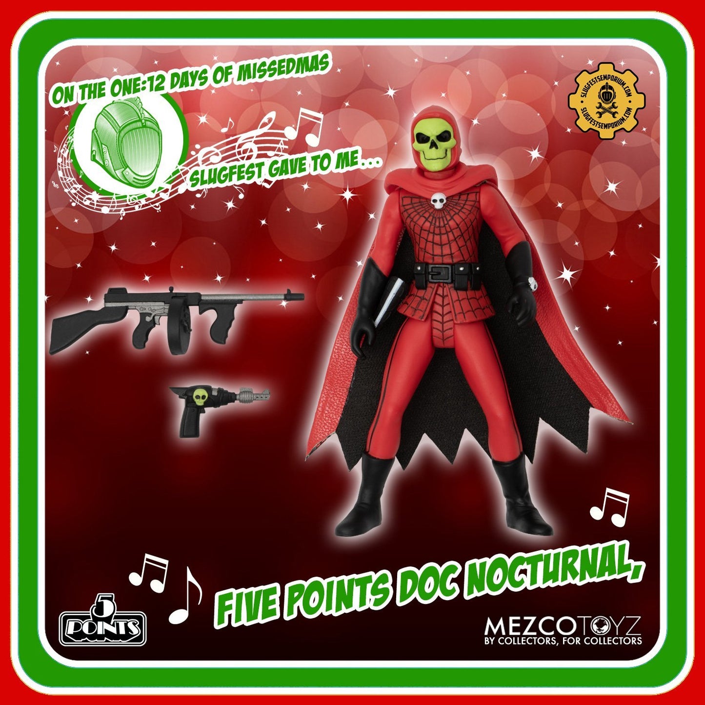 Mezco One:12 Collective - Slugfest’s Emporium of Badassery Advent Calendar (OPEN TO INSPECT)