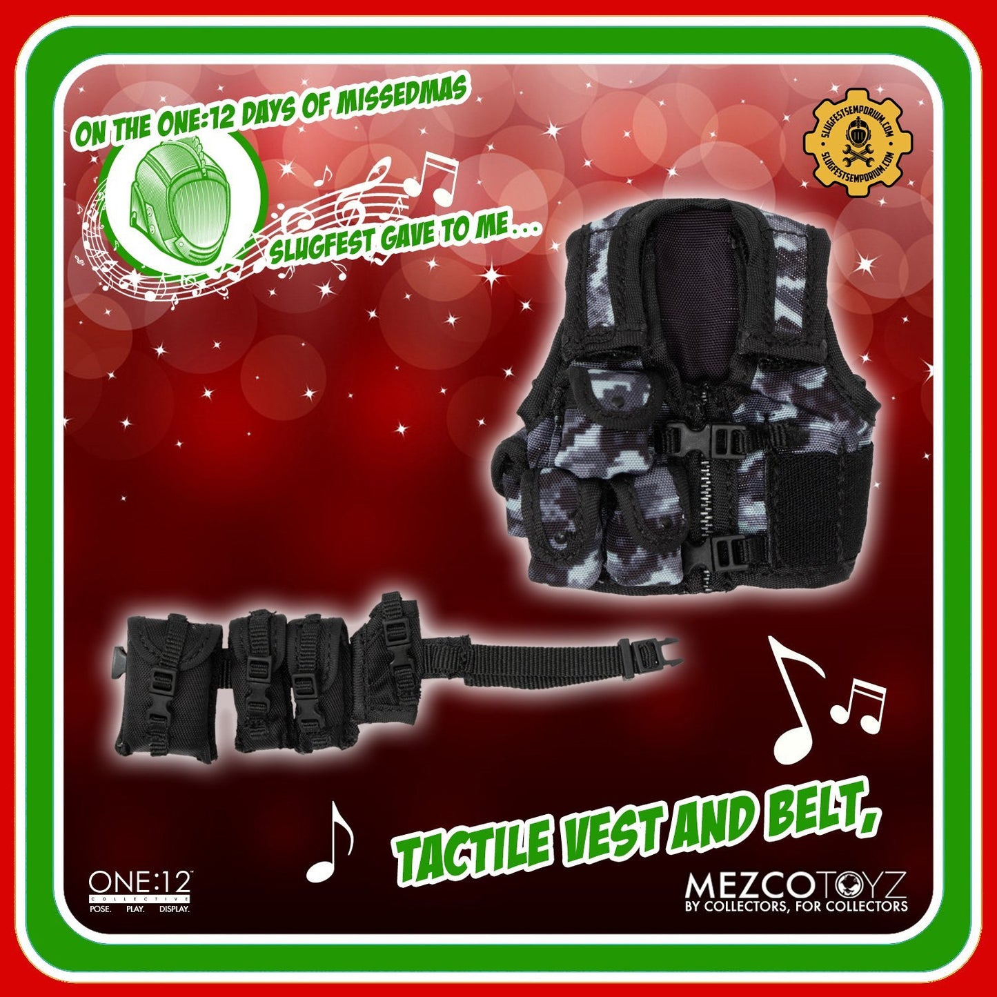 Mezco One:12 Collective - Slugfest’s Emporium of Badassery Advent Calendar (OPEN TO INSPECT)